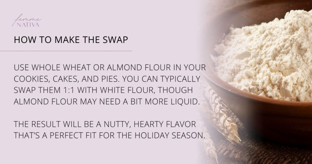 blog graphics white flour swap to whole wheat