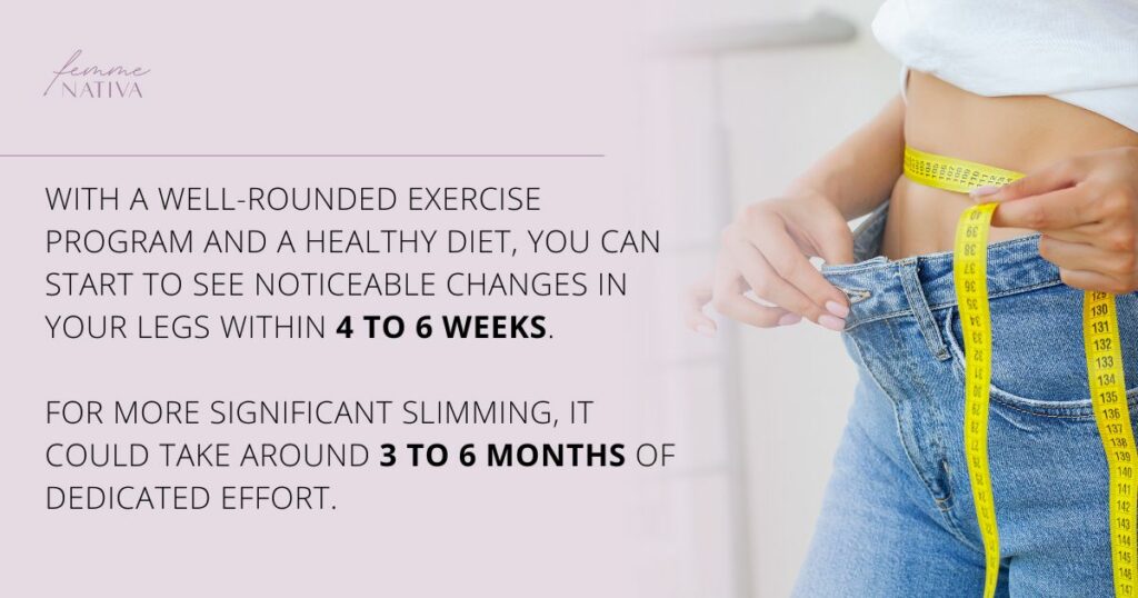 How Long Does It Take to Slim Down Legs?