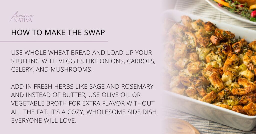 blog graphics canned stuffing swap to veggie stuffing