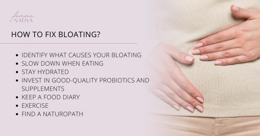 HOW TO FIX BLOATING?