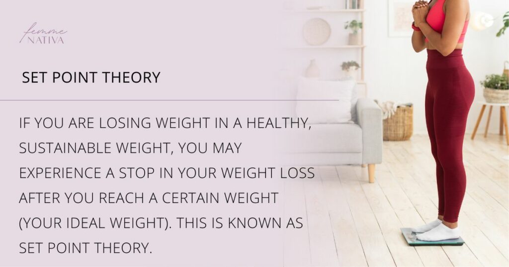 weight loss plateau set point theory explained