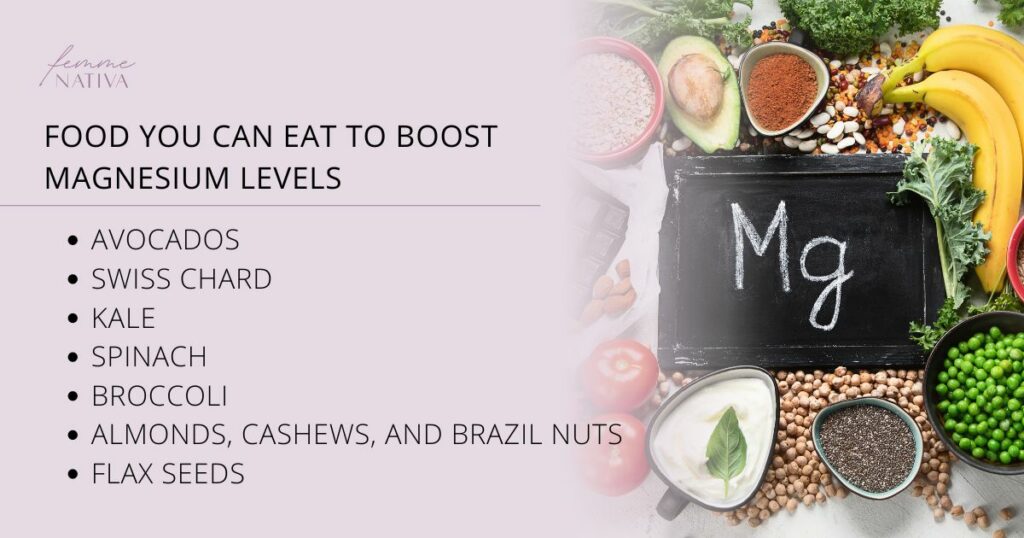 FOOD YOU CAN EAT TO BOOST MAGNESIUM LEVELS