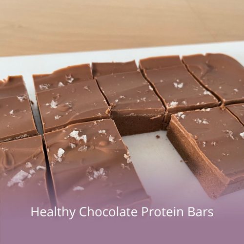 healthy chocolate protein bars