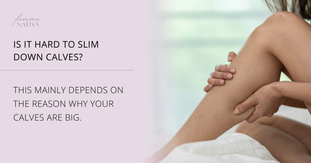 how to get reduce calf muscle