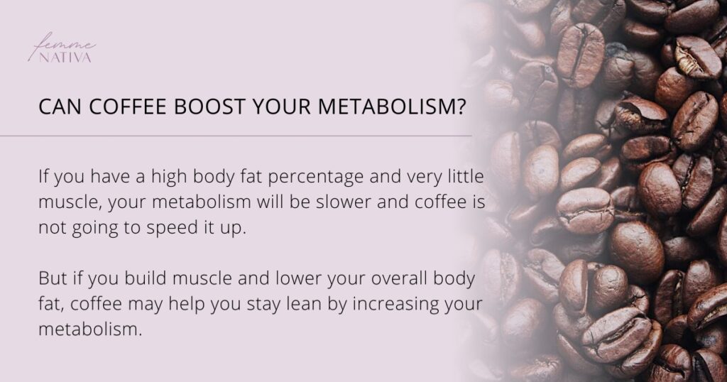can coffee boost metabolism