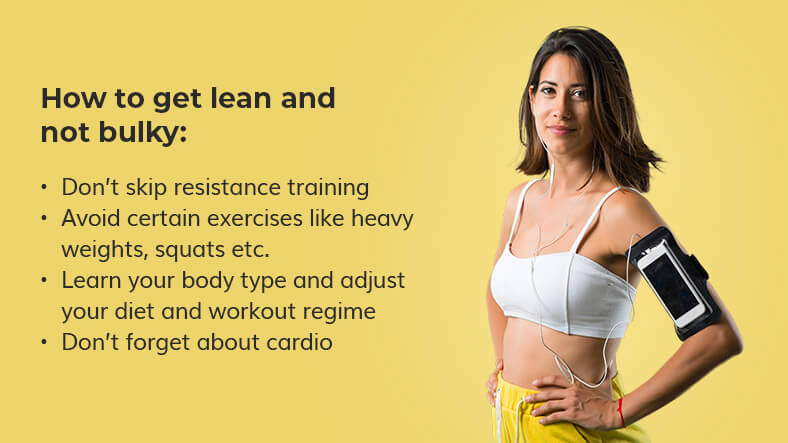 how to get lean and not bulky