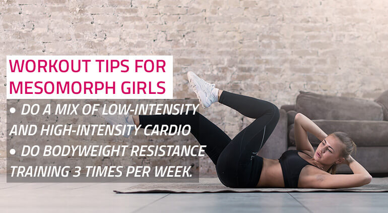 workout tips for mesomorph girls