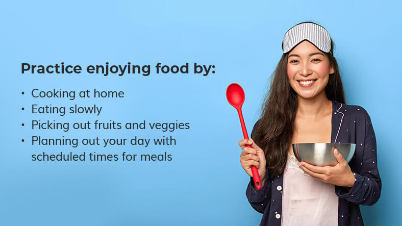 how to enjoy food