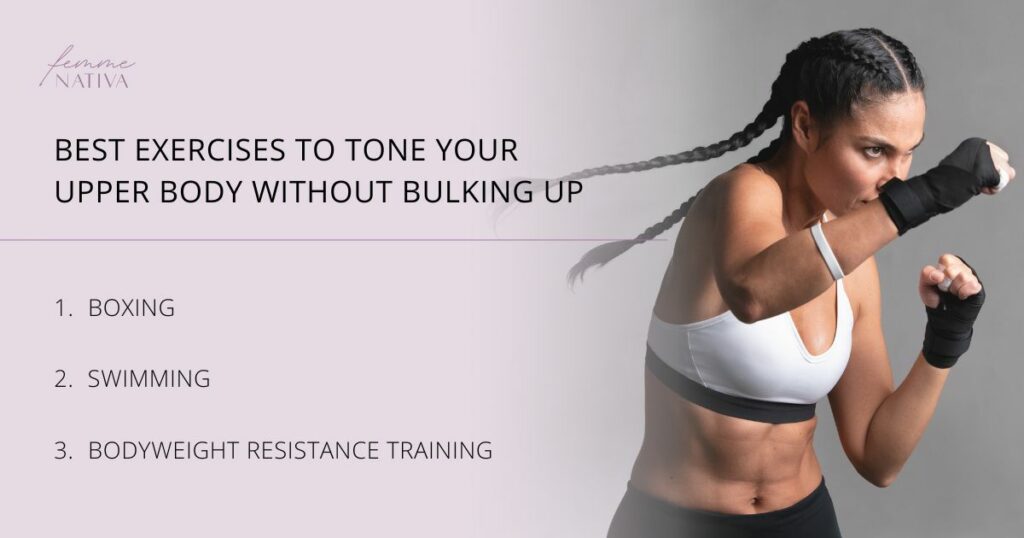 best exercises to tone upper body without bulking