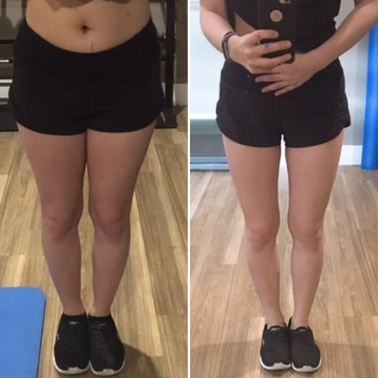 lean legs program before and after transformation