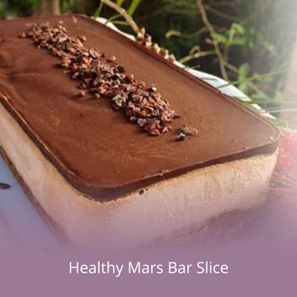 Healthy Mars Bar Slice Recipe