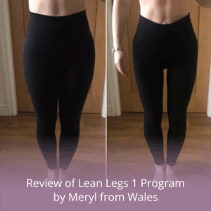 review of lean legs 1 program by meryl