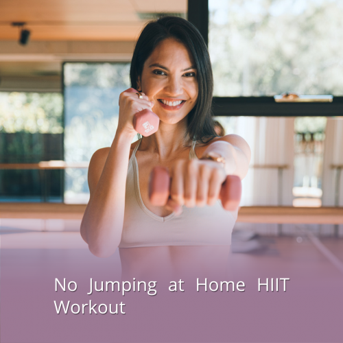 No Jumping HIIT workout at home