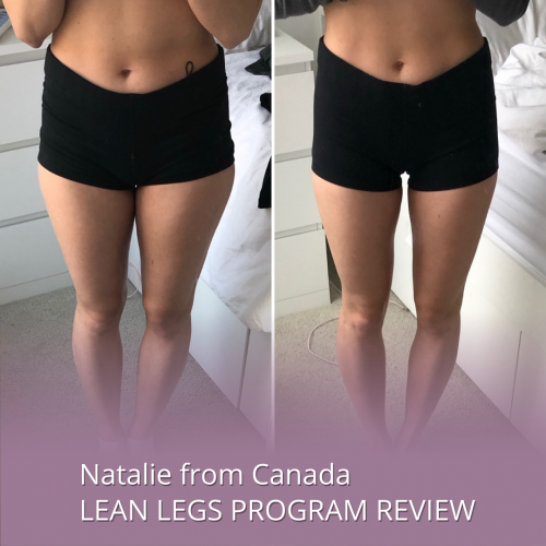 3 Steps to Lean Legs Program Review Natalie Canada